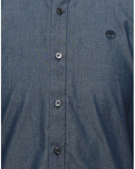 Camicia jeansTimberland in Denim da Uomo colore Blu | Lyst