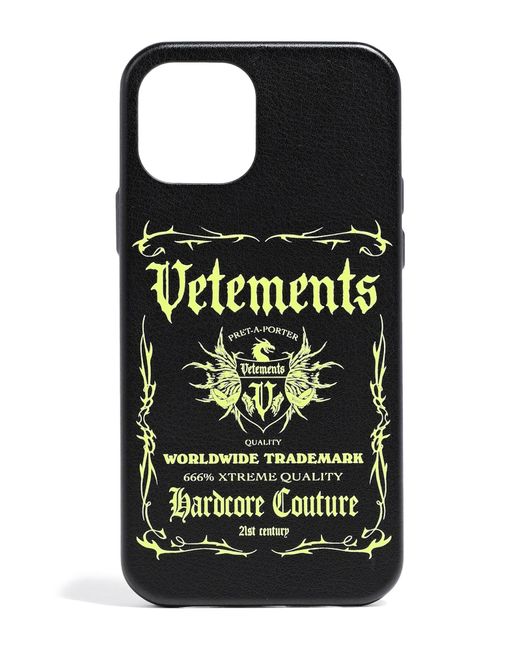 Vetements Black Covers & Cases Textile Fibers for men
