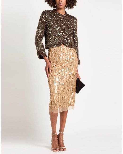 Gerard Darel Natural Midi Skirt