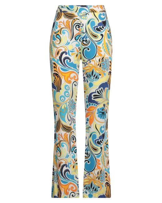 B.yu Blue Pants Viscose