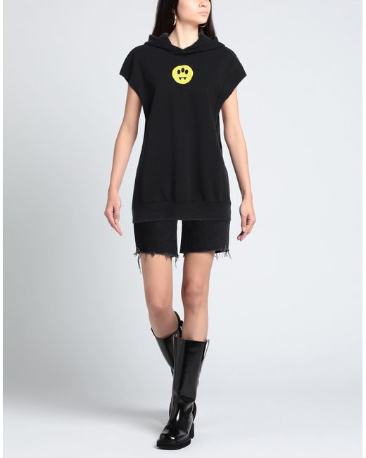Barrow Black Sweatshirt Cotton