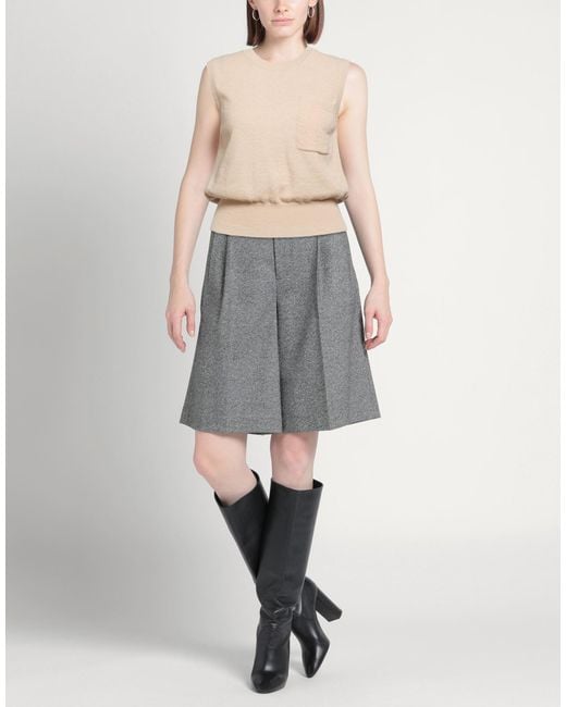 Alpha Studio Natural Sand Sweater Alpaca Wool, Recycled Polyamide, Polyamide