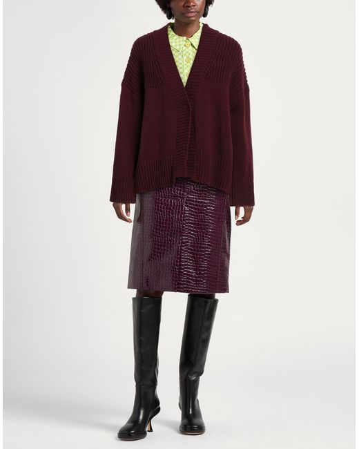 Dondup Purple Strickjacke