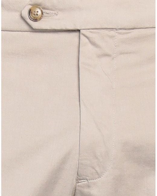 Trussardi Natural Pants Cotton, Elastane for men