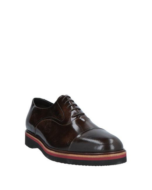 Zapatos de cordones Fratelli Rossetti de hombre de color Brown