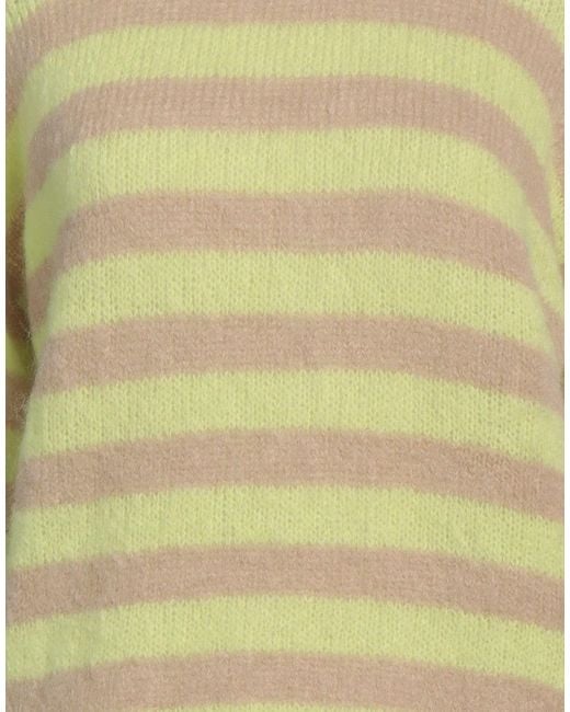 Alysi Green Crème Sweater Mohair Wool, Polyamide, Elastane