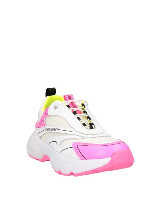 Sneakers di Love Moschino in Pink