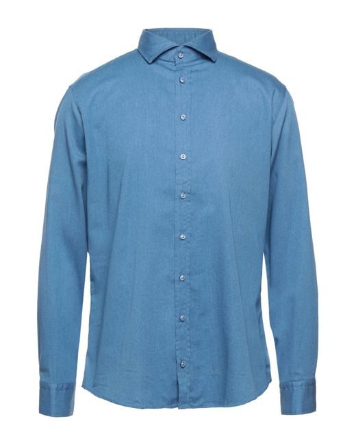 BASTONCINO Shirt in Blue for Men | Lyst