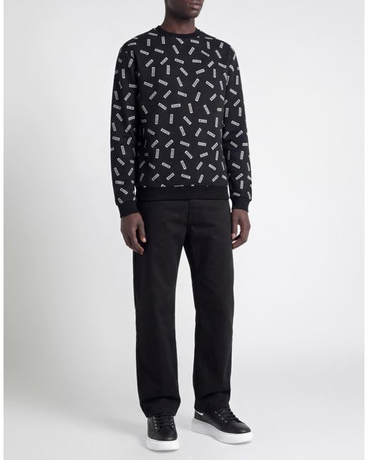 Moschino Black Sweatshirt Cotton for men