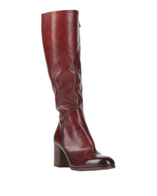 Pantanetti Red Boot Leather