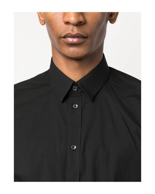 Camisa de manga larga Dolce & Gabbana de hombre de color Black