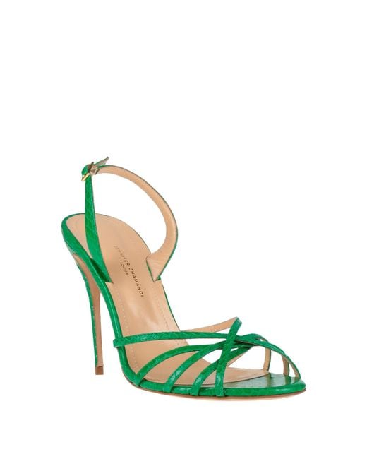JENNIFER CHAMANDI Green Sandals