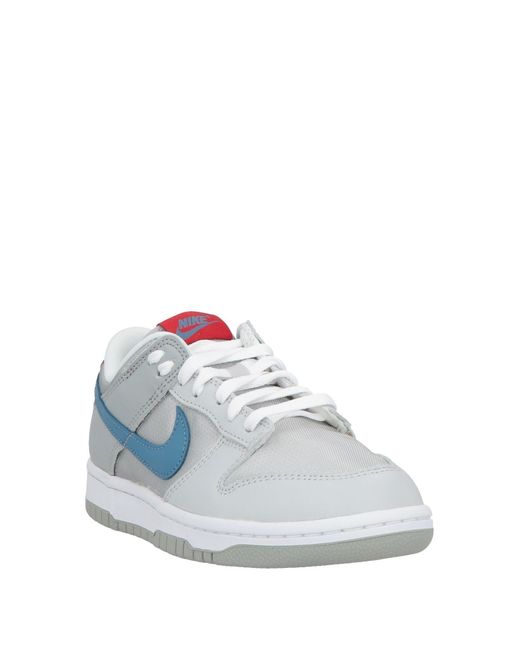 Nike Blue Light Sneakers Leather, Textile Fibers for men