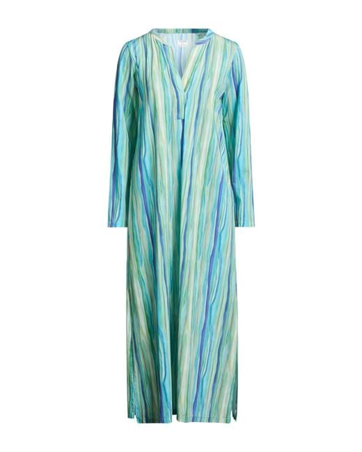 Caliban Blue Maxi Dress Polyamide, Elastane