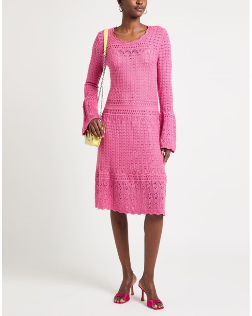 Boutique Moschino Pink Midi Dress