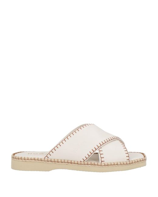 Hogan White Sandale