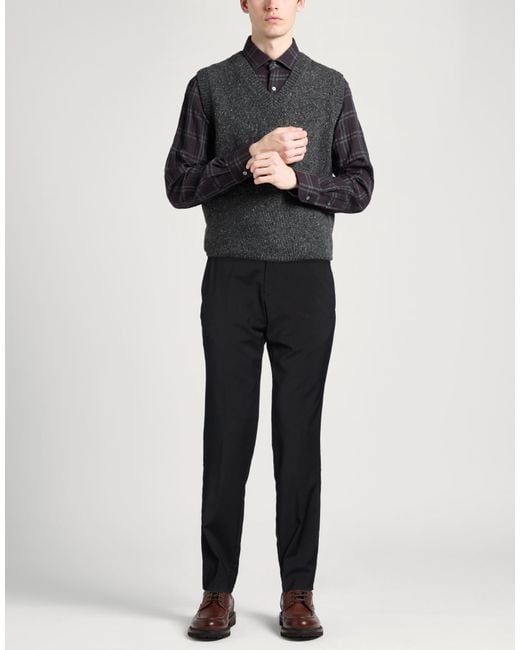 Emporio Armani Black Pants for men