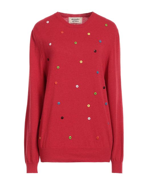 ALESSANDRO ENRIQUEZ Red Pullover