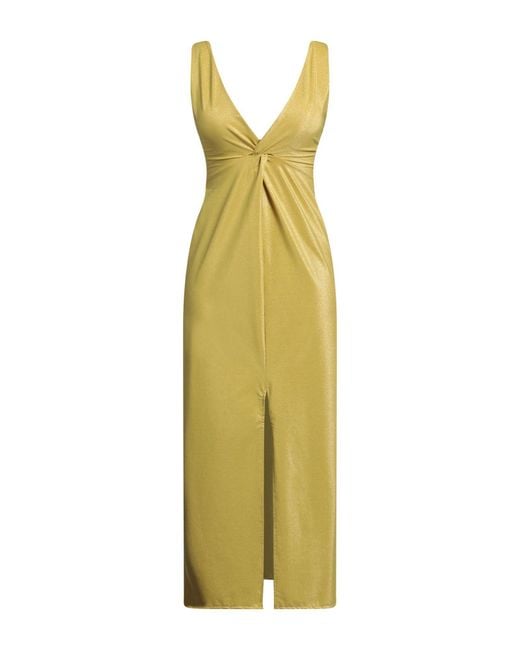 Fisico Metallic Midi Dress Polyamide, Polyester, Elastane
