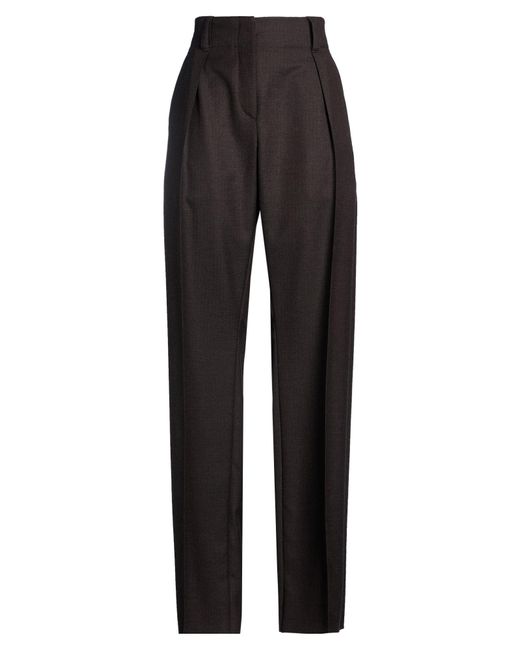 Ferragamo Black Dark Pants Wool