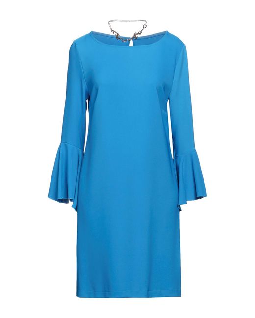 Rinascimento Blue Mini Dress
