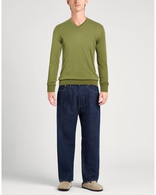 Alpha Studio Green Sweaters for men