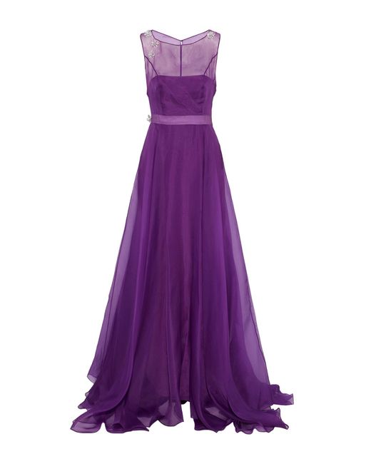 Vestido largo Carolina Herrera de color Purple