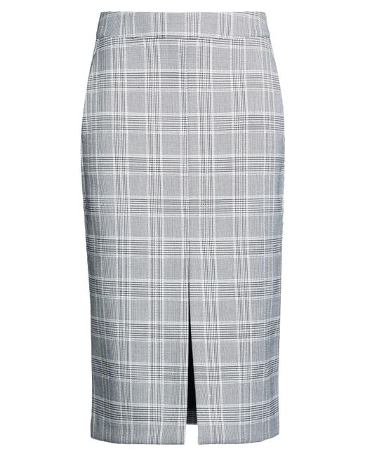 Shirtaporter Gray Midi Skirt