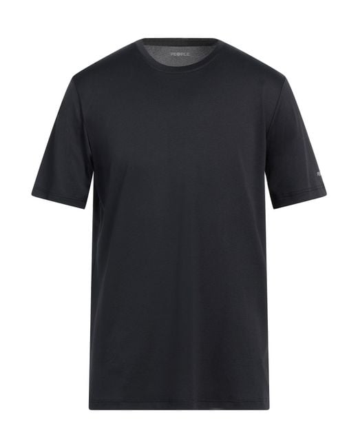 People Of Shibuya Black T-Shirt Polyamide, Elastane for men