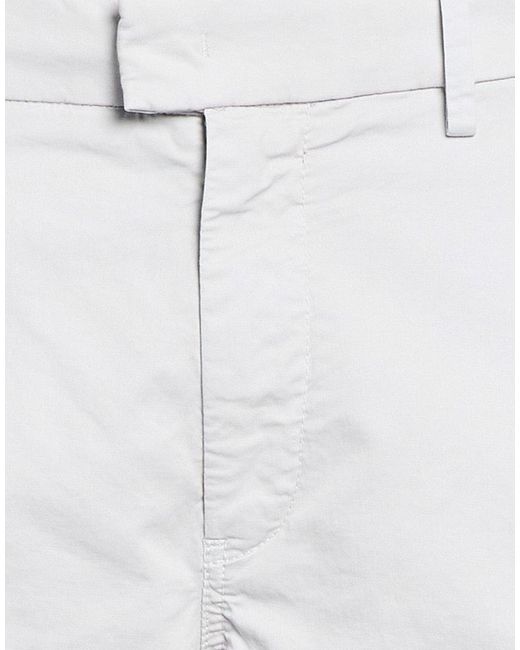 Dondup Gray Light Pants Cotton, Elastane for men