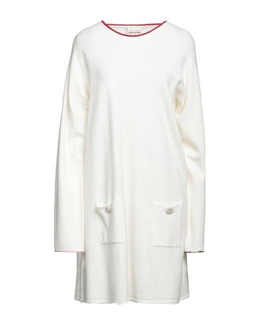 Semicouture White Mini Dress