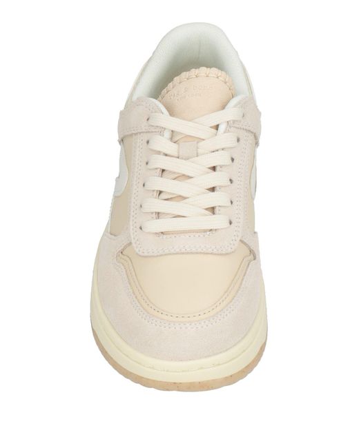 Rag & Bone Natural Sneakers Leather, Textile Fibers