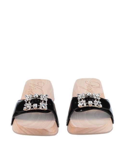 Roger Vivier Black Mules & Clogs