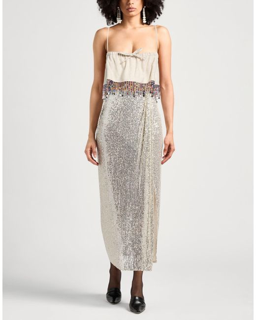 MSGM Natural Top Viscose, Linen