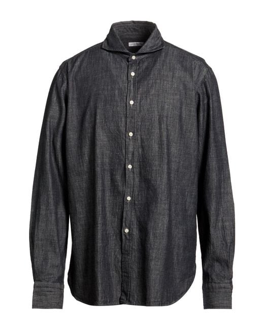 Guy Rover Gray Denim Shirt for men