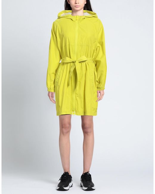 Twinset Yellow Overcoat & Trench Coat
