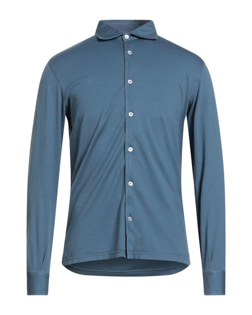 Fedeli Blue Shirt for men