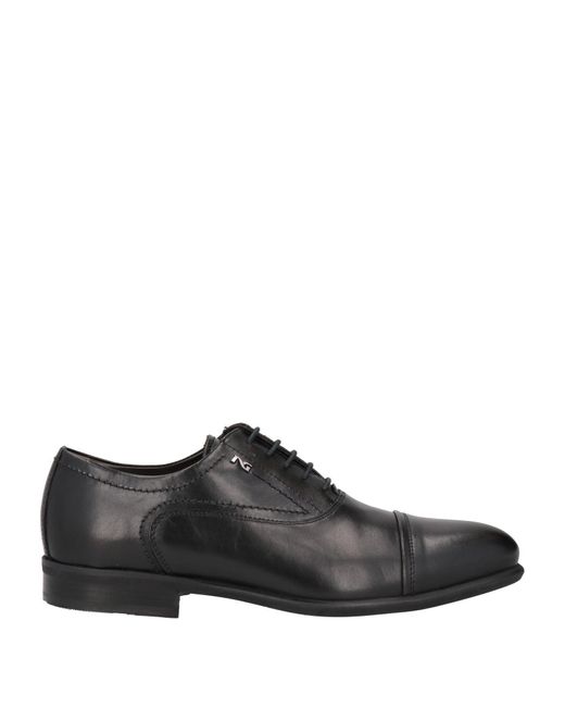 Nero Giardini Gray Lace-up Shoes for men