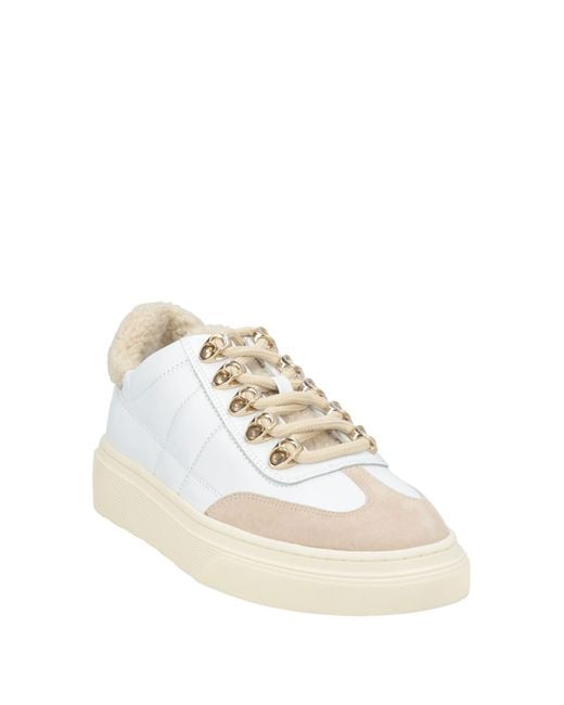Hogan Natural Sneakers Leather