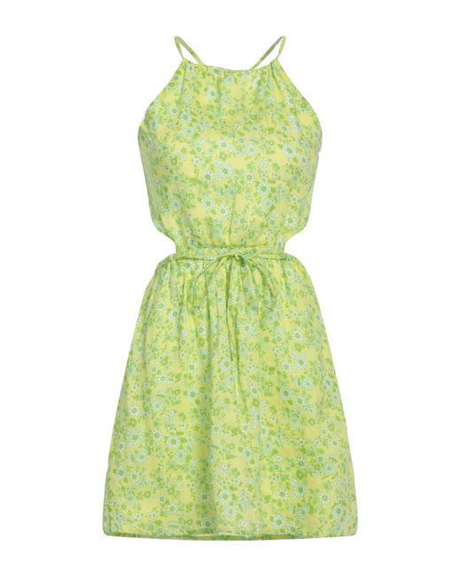 Faithfull The Brand Green Mini Dress