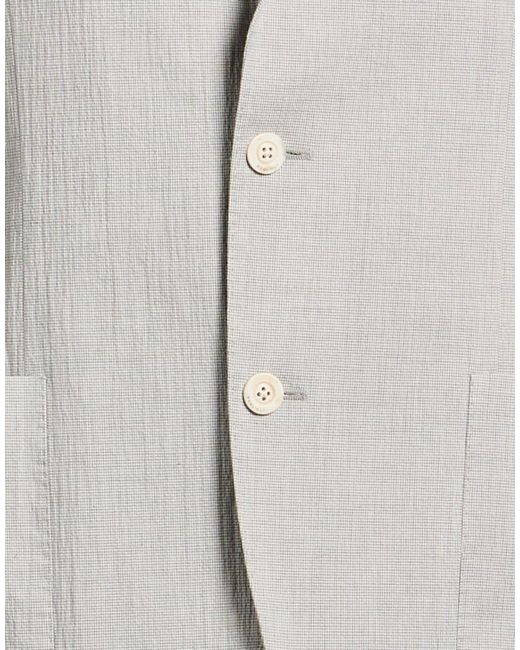 Boglioli Gray Light Blazer Cotton, Elastane for men