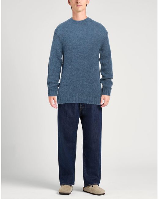 Woolrich Blue Sweater Wool, Polyamide for men