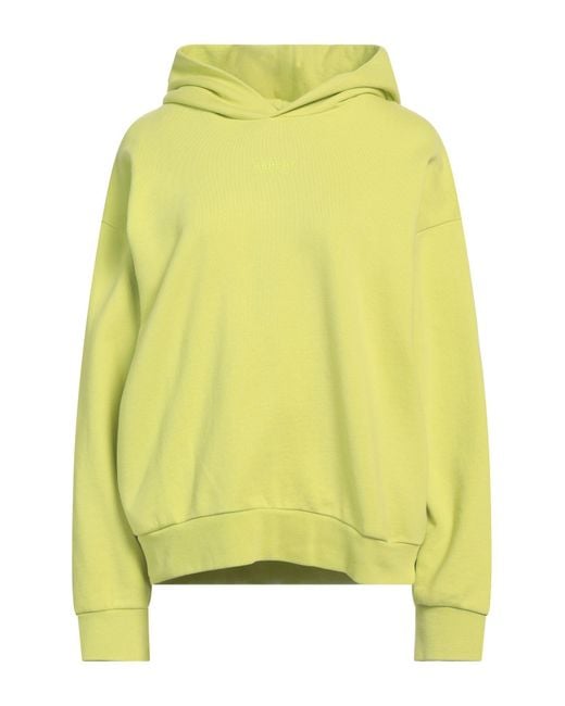 Replay Yellow Lime Sweatshirt Cotton