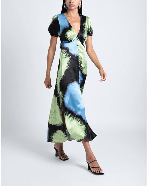 TOPSHOP Blue Maxi Dress