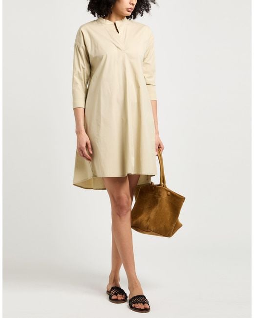 Alpha Studio Natural Mini Dress