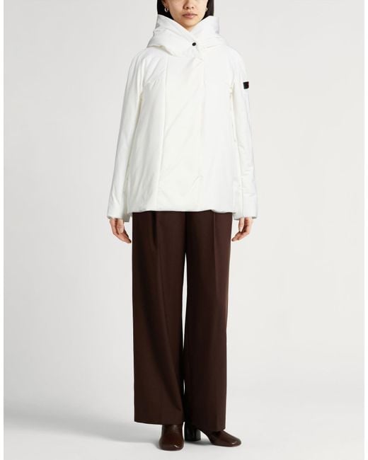 Peuterey White Puffer Polyester, Elastane