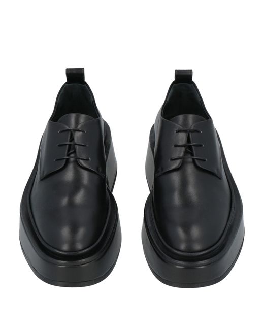 Jil Sander Black Lace-up Shoes