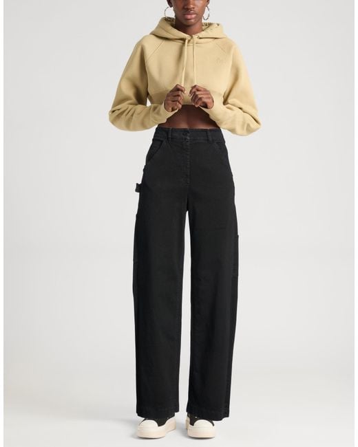 Nude Black Pants Cotton, Elastane