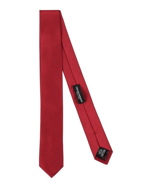 Emporio Armani Red Ties & Bow Ties for men