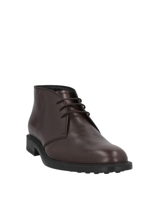 Tod's Brown Ankle Boots for men